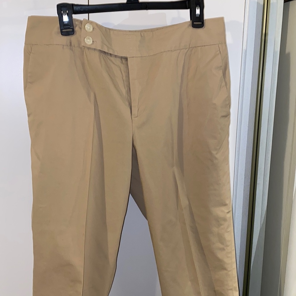 Lauren by Ralph Lauren 10 dress cotton crop pants